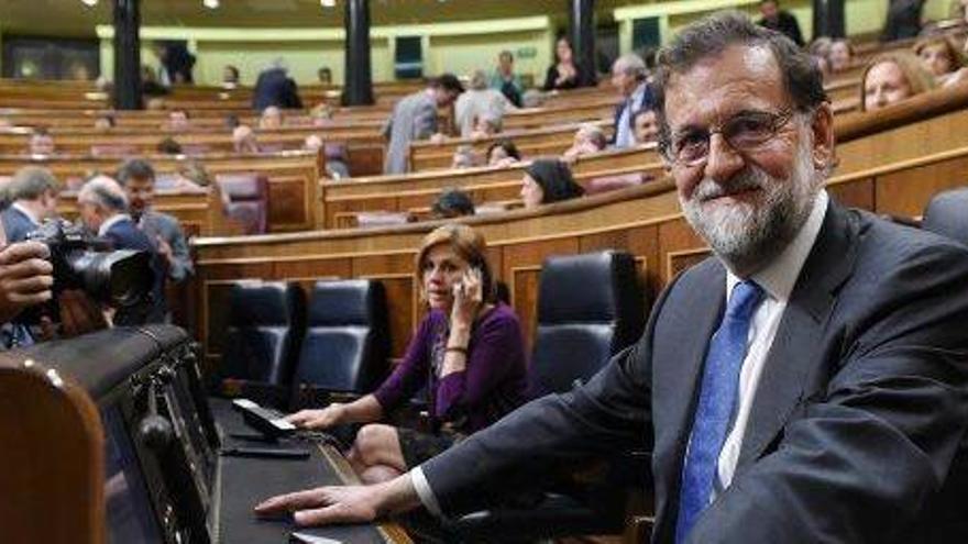 El president espanyol, ahir al Congrés dels Diputats