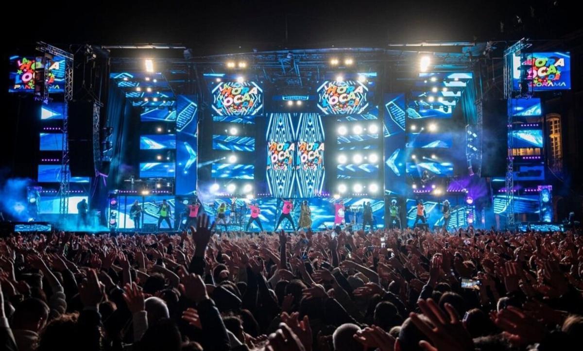 Una actuación de la orquesta Panorama