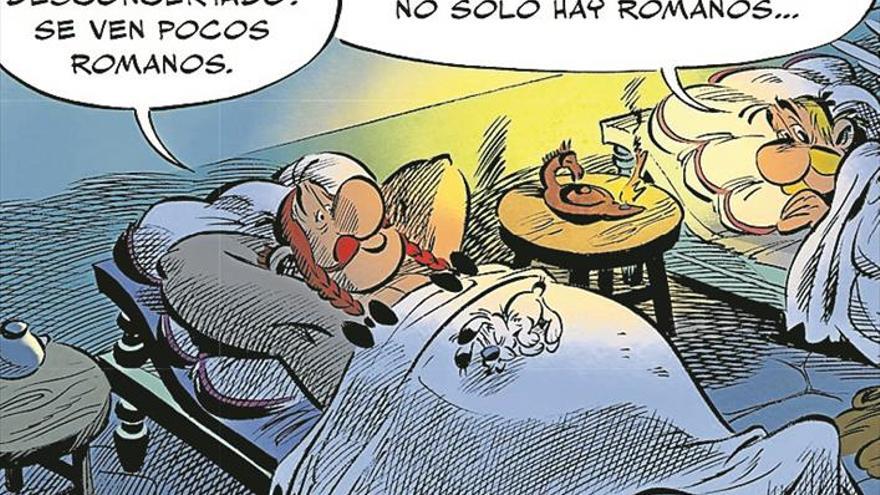 Astérix busca la meta en Italia