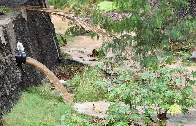 La lluvia en Mogán