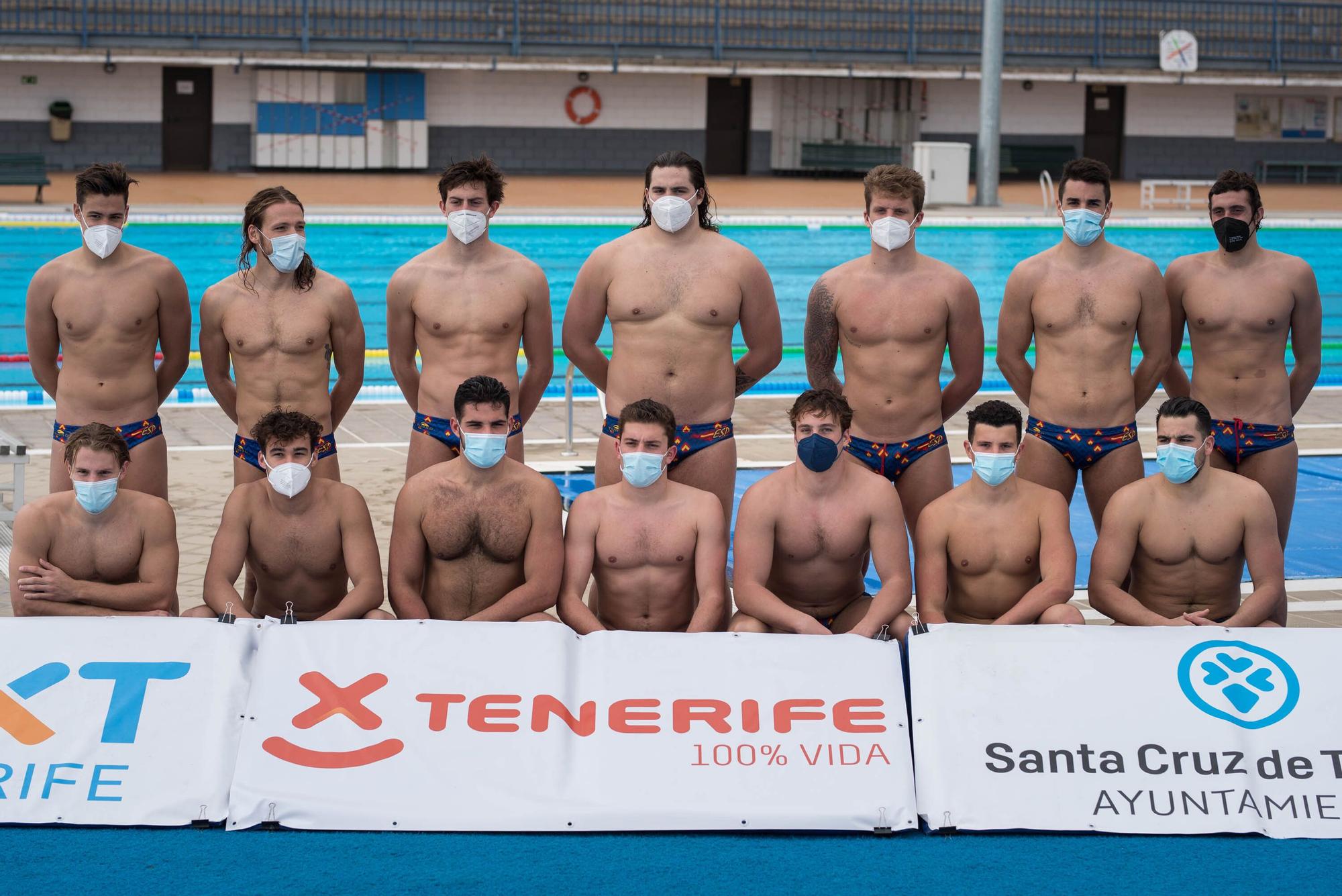 La Selección Española Masculina de Waterpolo se entrena en Tenerife