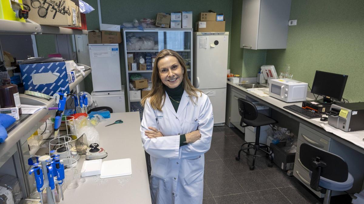 La directora científica del Idisba, Antònia Barceló, en la sede del instituto minutos antes de esta entrevista