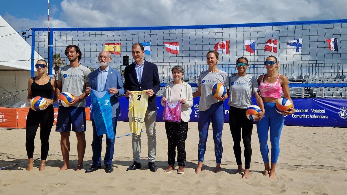 Presentación del circuito mundial Beach Pro Tour Future de vóley playa