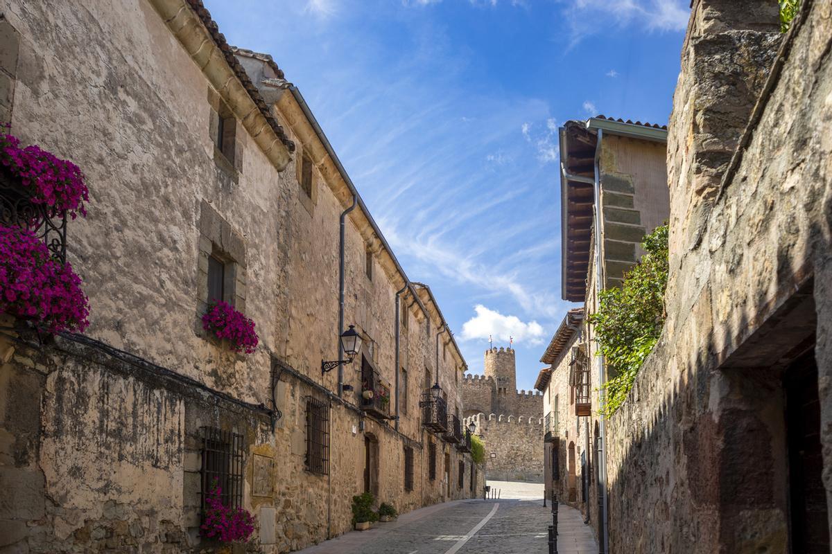 Calle Mayor en Sigüenza, Guadalajara