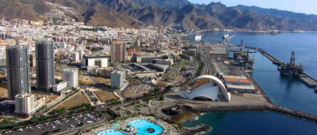 Imagen panorámica de Santa Cruz de Tenerife