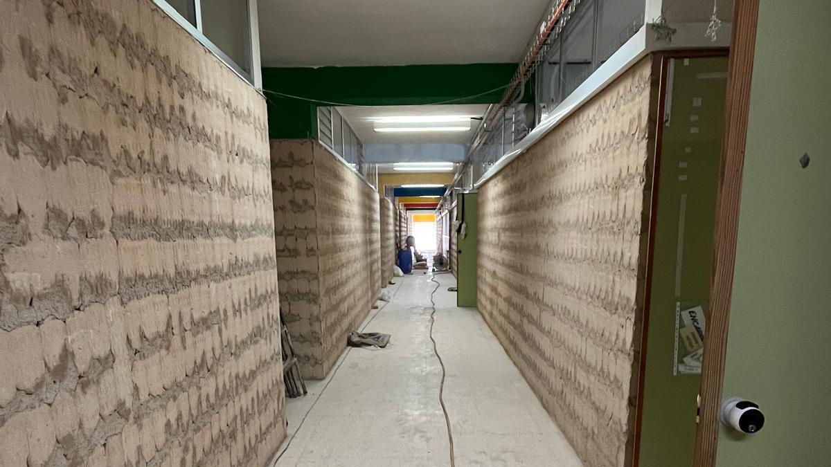 Obras de mejora en el colegio público de Esporles
