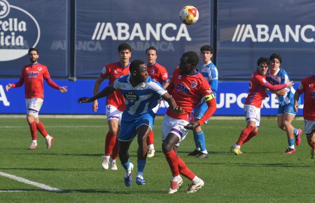 Victoria de equipo grande para el Fabril ante el Numancia (2-1)