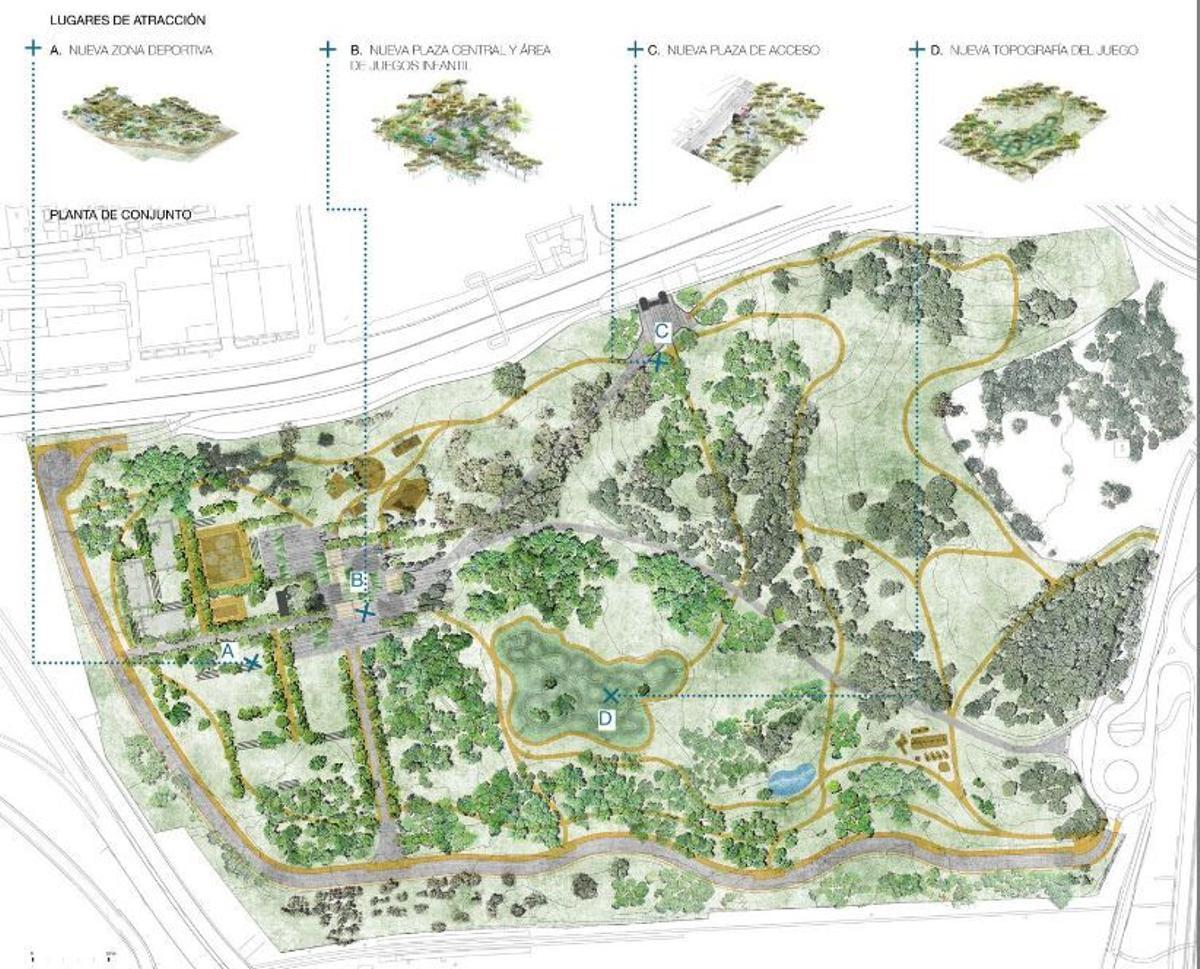 Plano del nuevo proyecto para el Campamento Benítez
