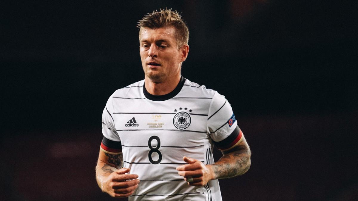 Toni Kroos, en un encuentro con Alemania