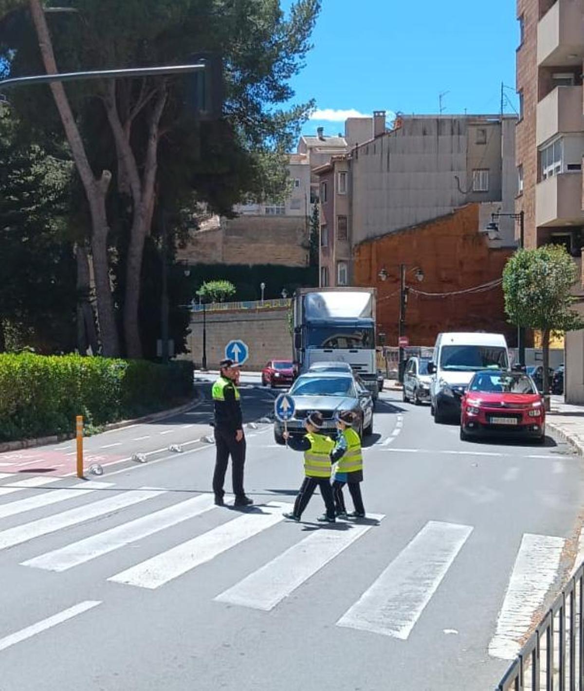 Otra actividad de educación vial de la Policía Local de Alcoy