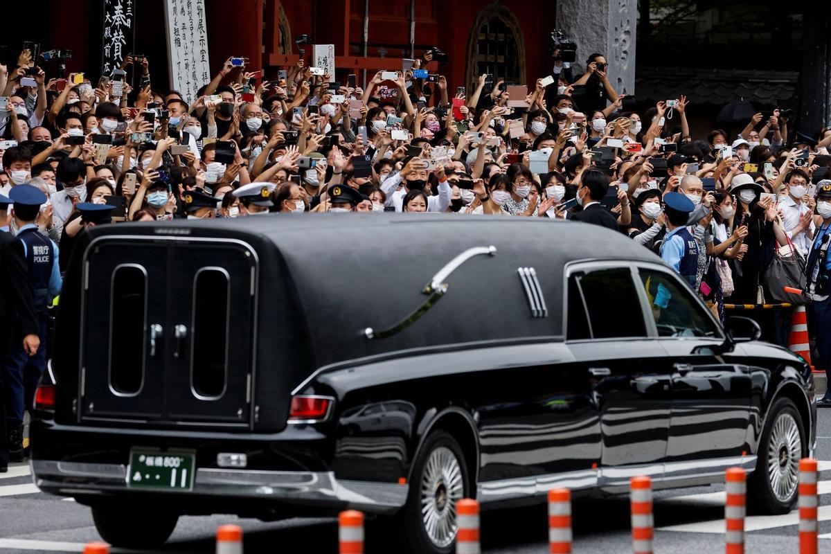 Tokio se despide de Shinzo Abe.