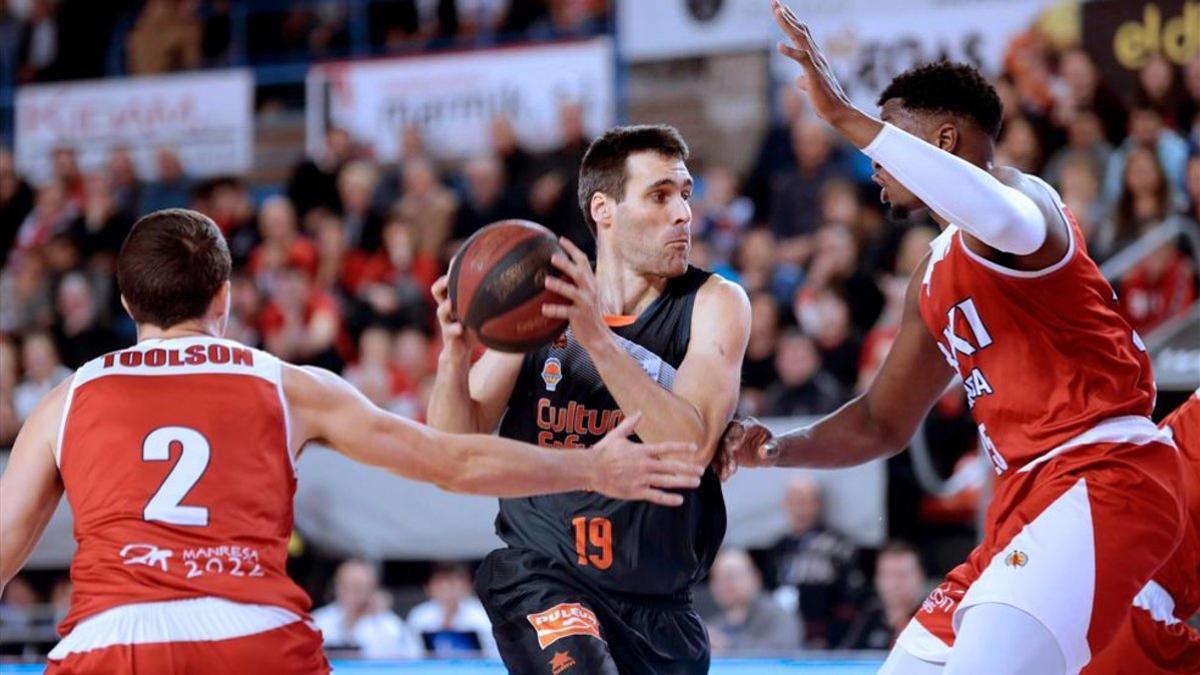 El Valencia Basket sucumbió en Manresa