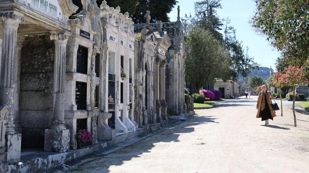 Cementerio municipal de Pereiró, en Vigo. | Alba Villar