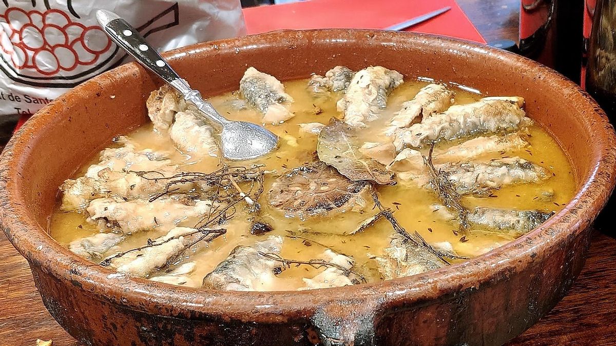 Las sardinas en escabeche del restaurante Arturo.