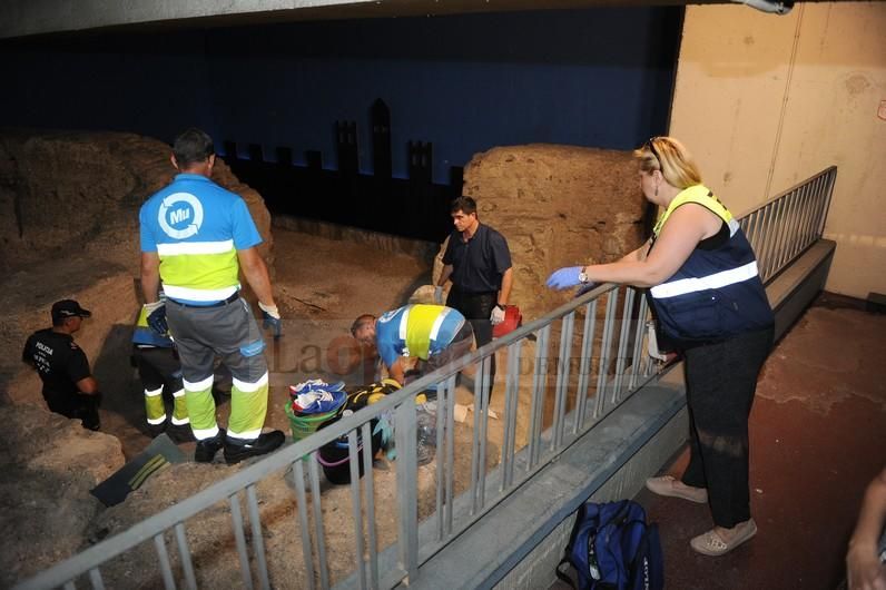 Desalojan al presunto violador del parking de la Glorieta