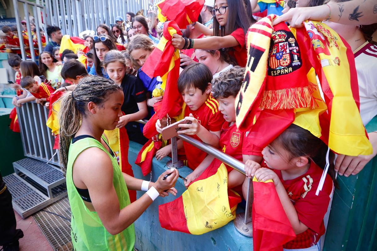 El España-Ucrania en El Arcángel, en imágenes
