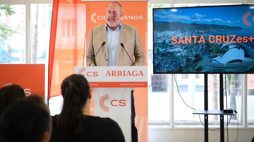 Arriaga presenta su programa electoral como candidato a la alcadía de Santa Cruz