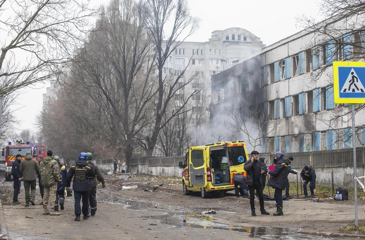 Ataque ruso con misiles sobre Zaporiyia