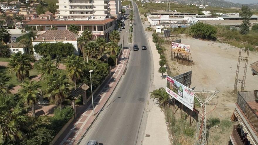 Imagen actual de la carretera A-377, en la que se ha producido el homicidio