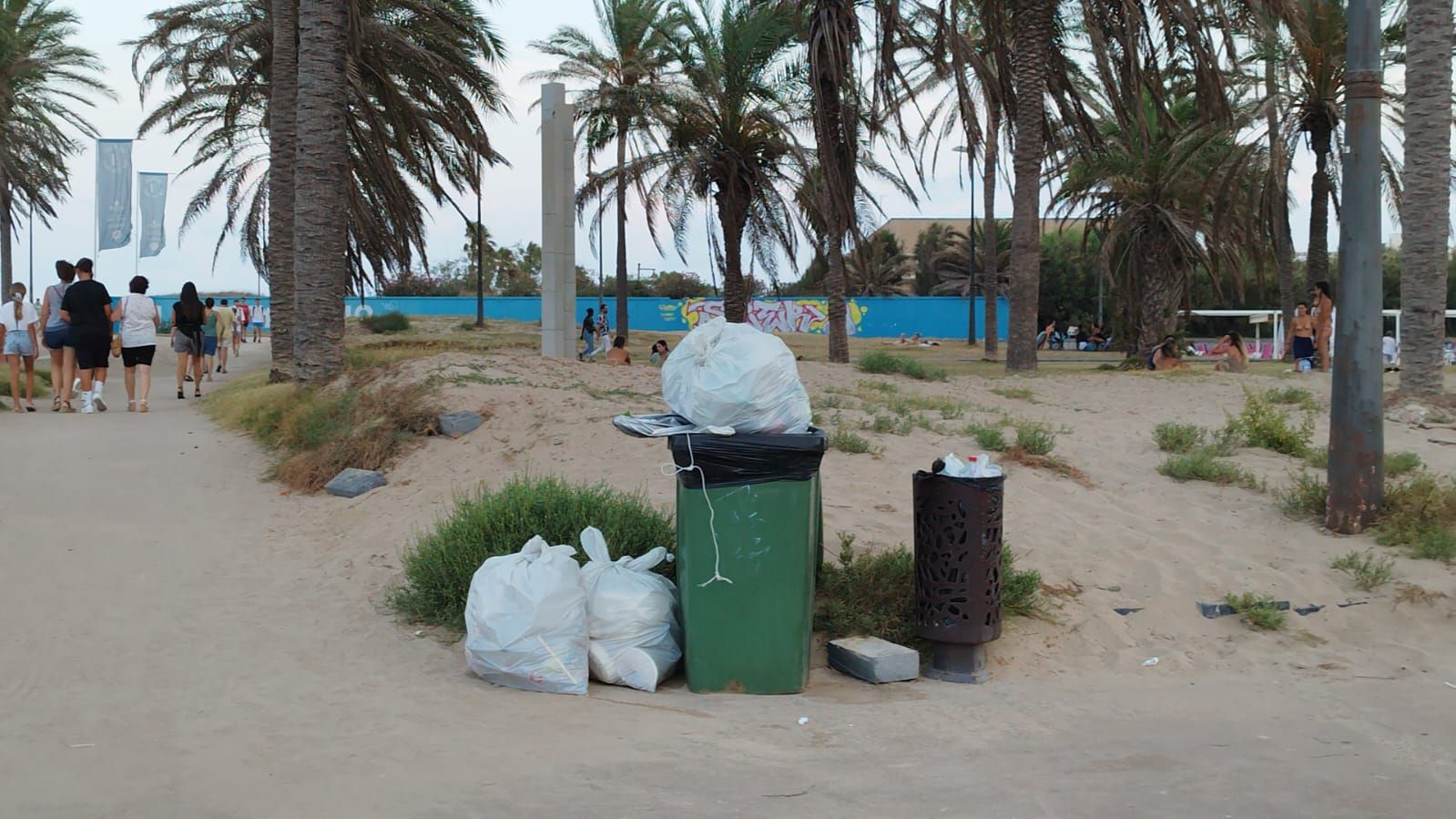 Los vecinos de Port Saplaya se quejan de la presencia de ratas por la acumulación de basura