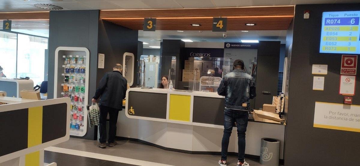 Una oficina de Correos.