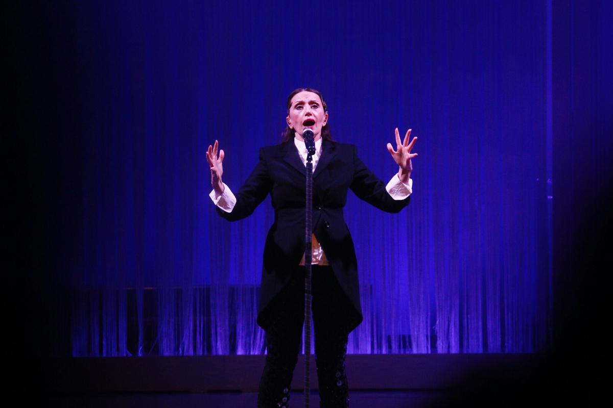 Luz Casal en un concierto en Córdoba