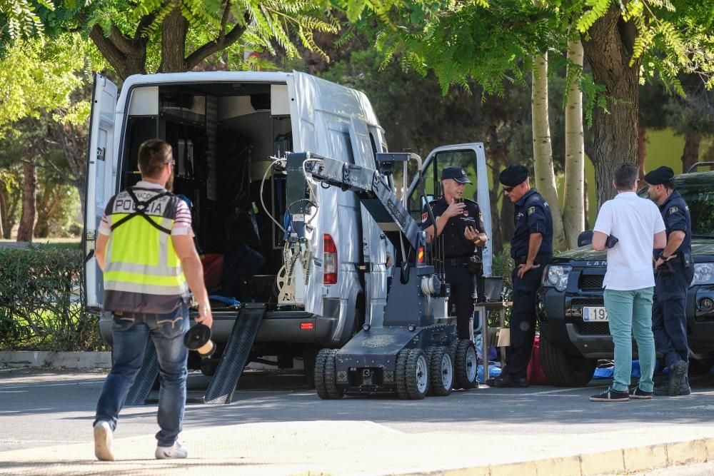 Simulacro de los TEDAX en la UA