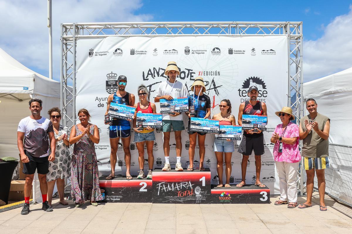Ganadores de la distinacia reina de la Famara Total 2026