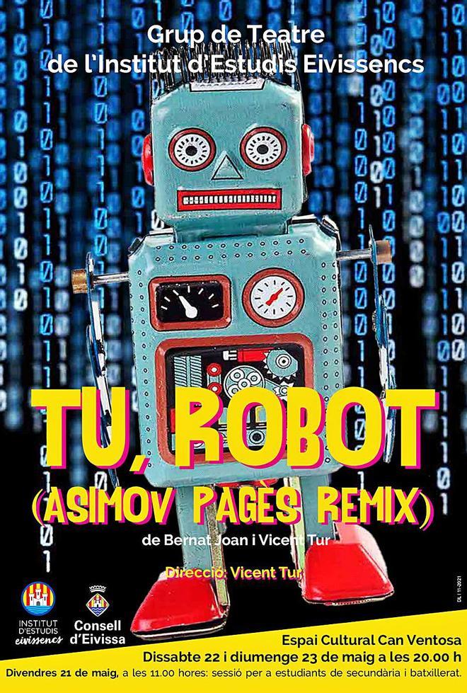 Homenaje teatral a Isaac Asimov en Ibiza con la obra ‘Tu, robot’