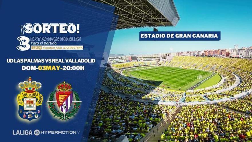 Una noche decisiva en el Estadio de Gran Canaria: LA PROVINCIA sortea 3 entradas dobles para el UD Las Palmas – Real Valladolid