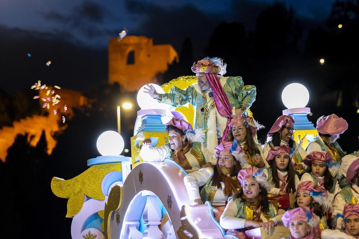 Cabalgata de Reyes Magos en Málaga