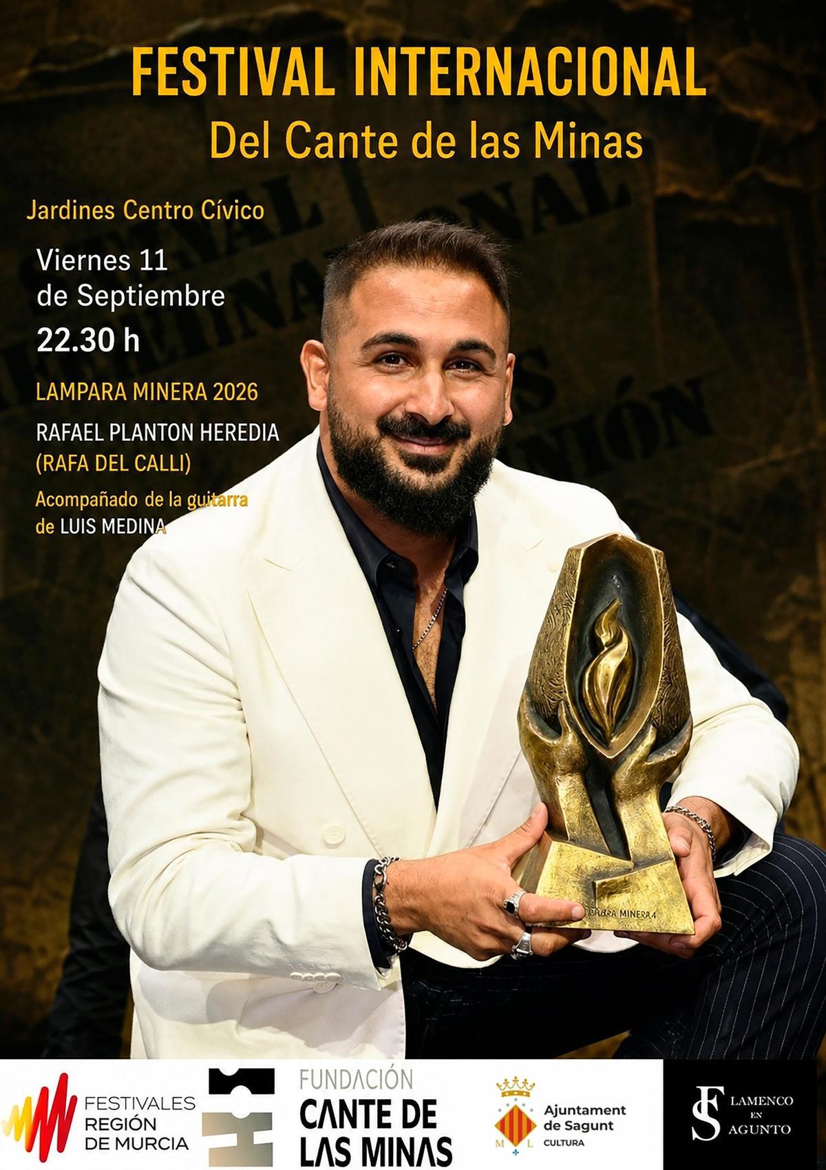 Cartel anunciador del concierto de Rafa del Calli.