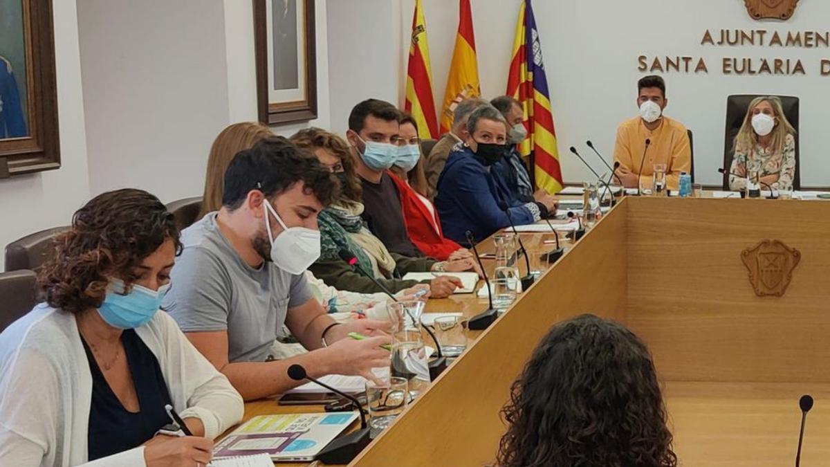 Imagen del último pleno de Santa Eulària. | D.I.