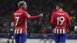 El éxito del Atlético pasa por los goles de Morata y Griezmann