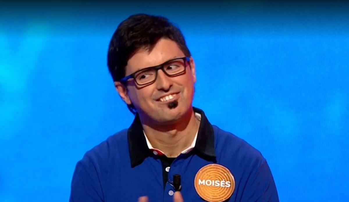 Moisés se quedó a una palabra de llevarse el bote de 'Pasapalabra'