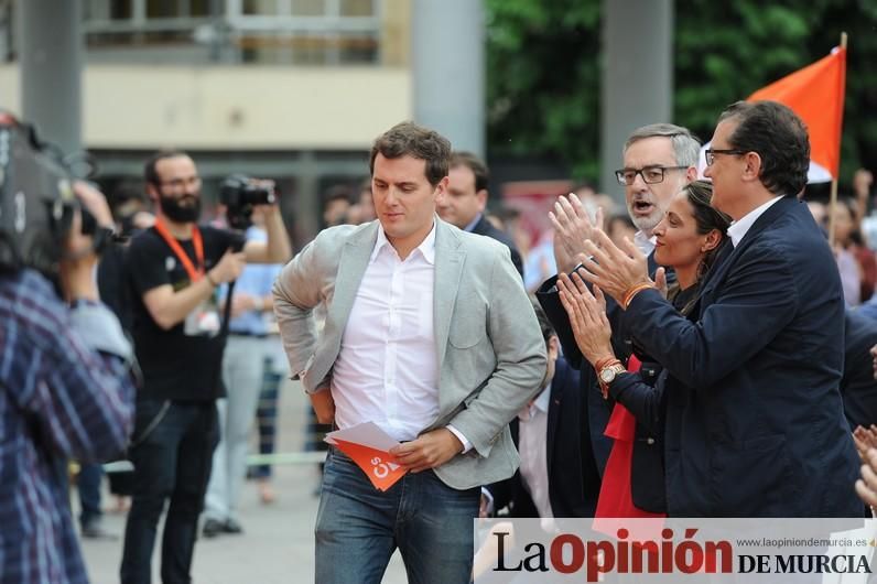 Albert Rivera, líder de Ciudadanos, en Murcia