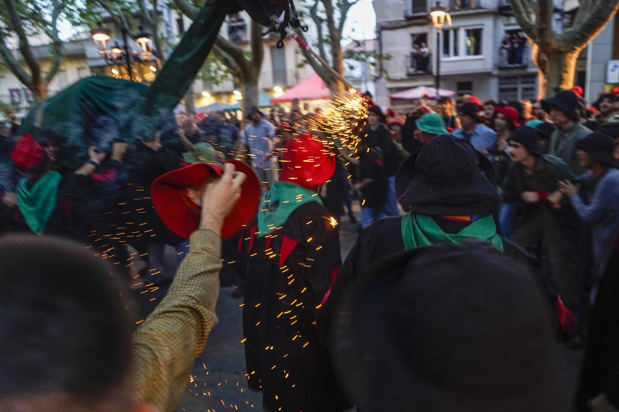 Passacarrers de Patum de dissabte