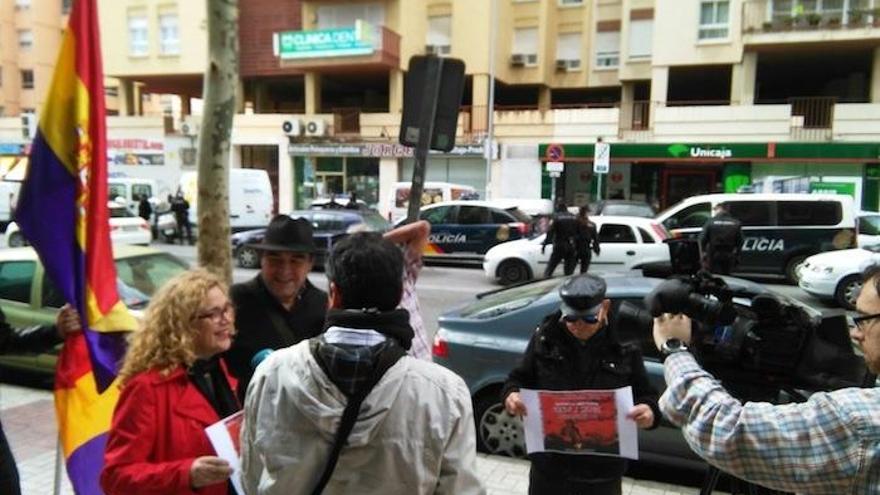 Remedios Ramos en el acto de ayer.