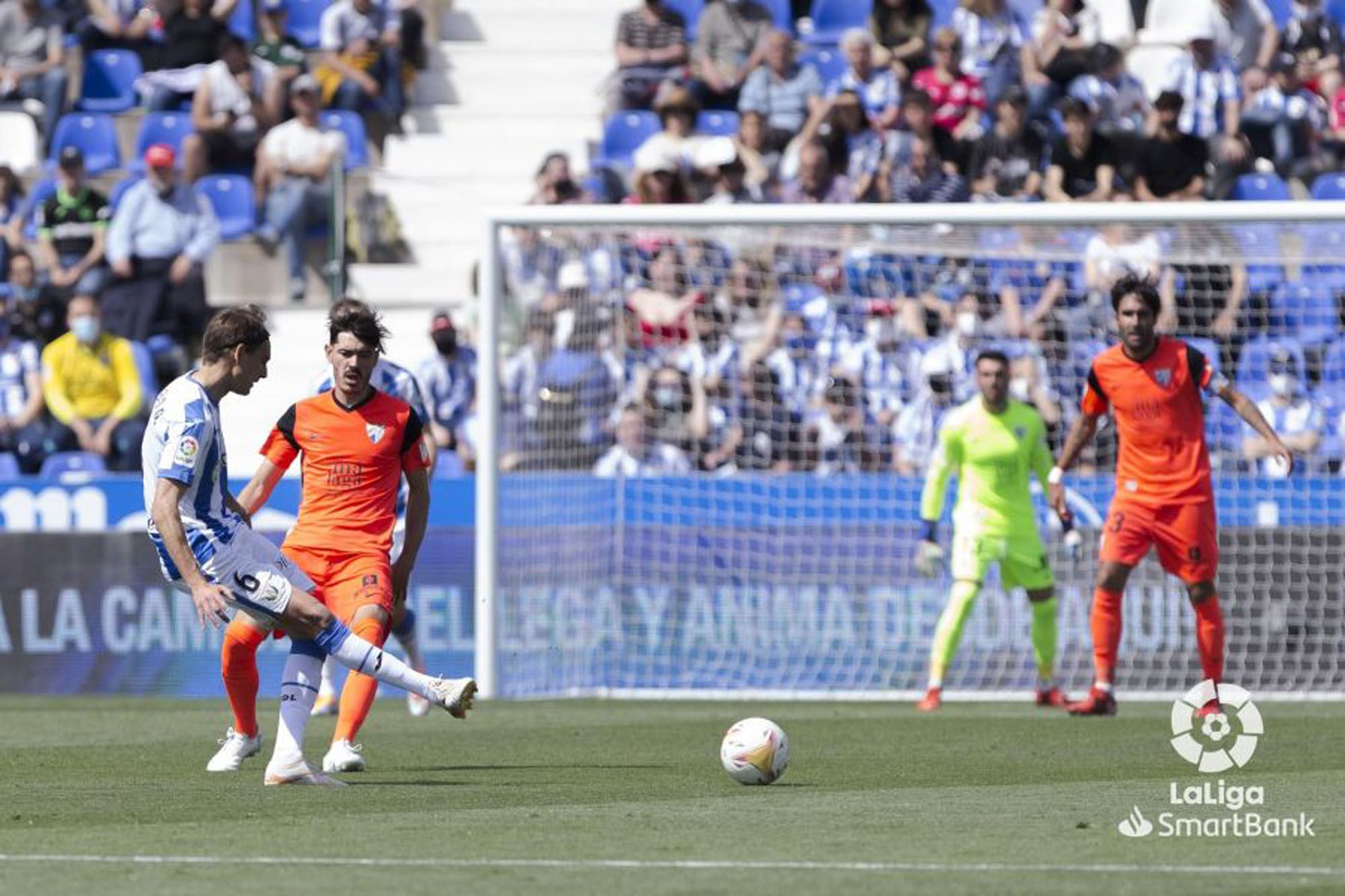 Las imágenes del CD Leganés - Málaga CF