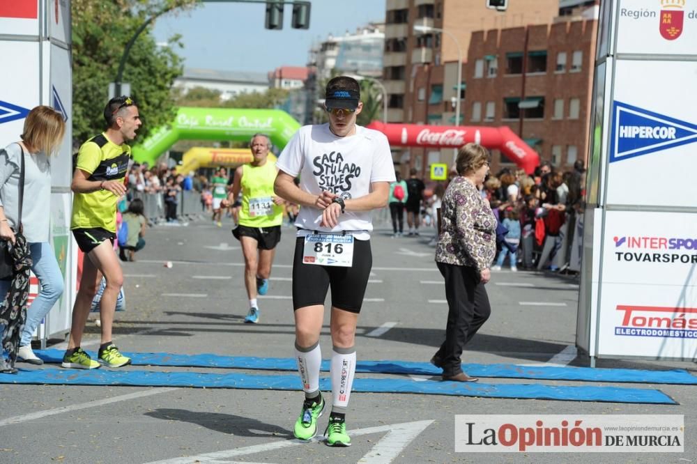 Media Maratón de Murcia: llegada (2ª parte)