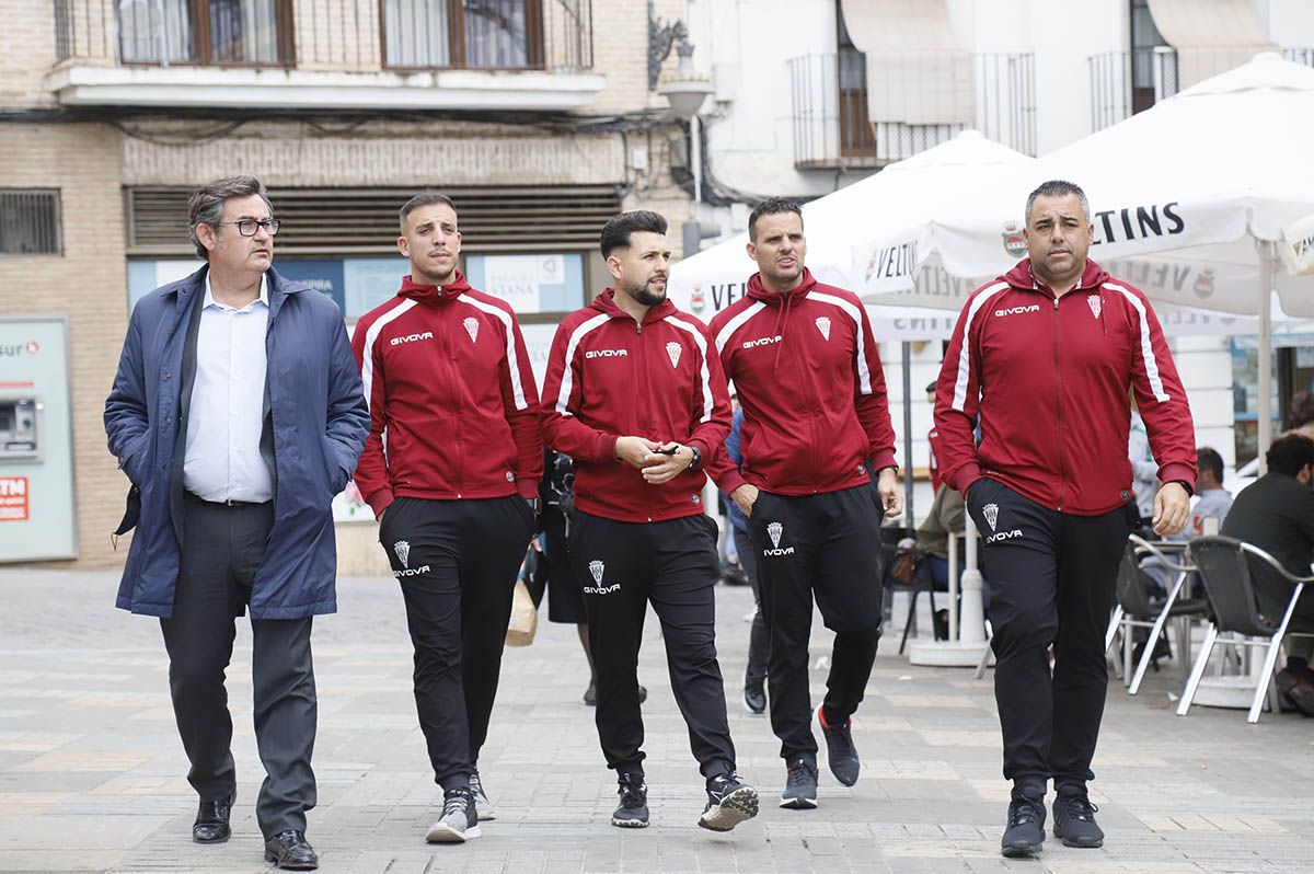 El Ayuntamiento recibe al Córdoba CF