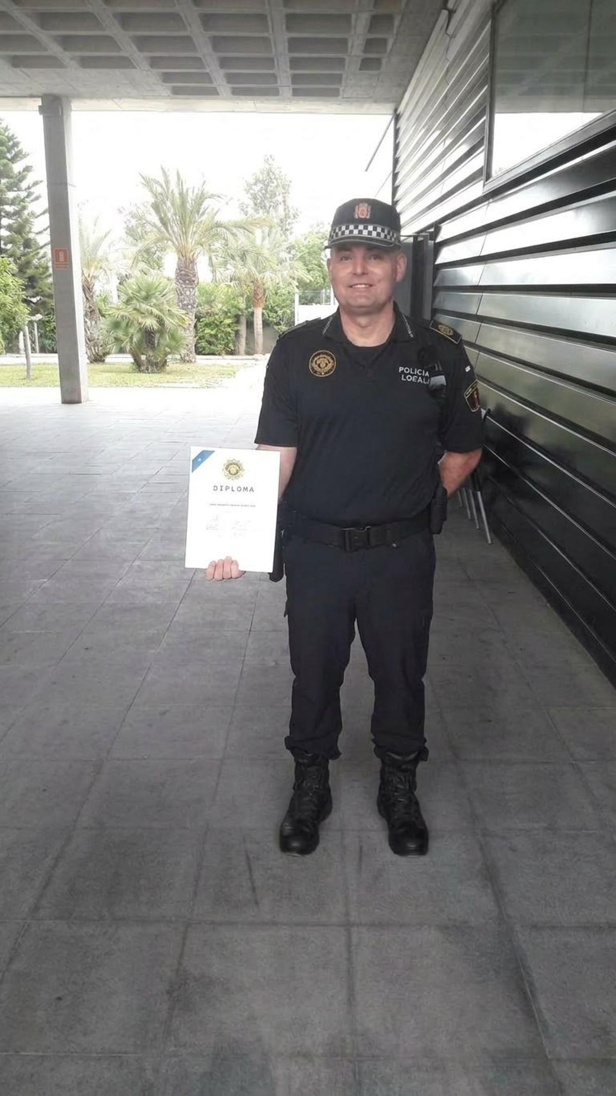 El policía local de Elche Juan Antonio Sánchez Rodríguez