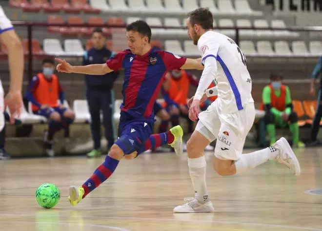 Partido de Copa del Rey de Fútbol sala entre el Levante ud fs y el Valdepeñas