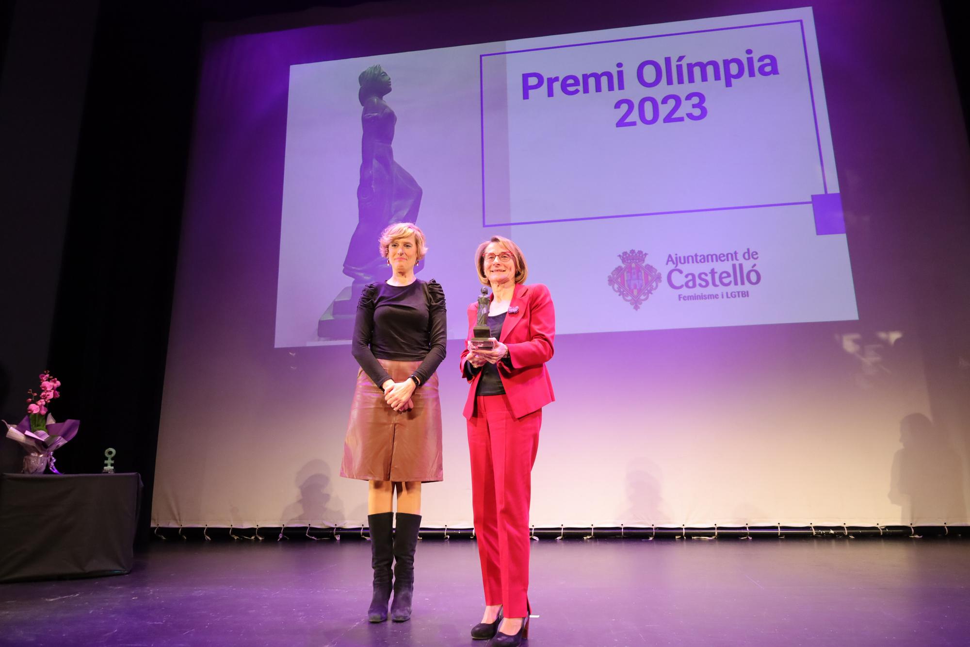 Eva Alcón, rectora de la UJI, premio Olimpia