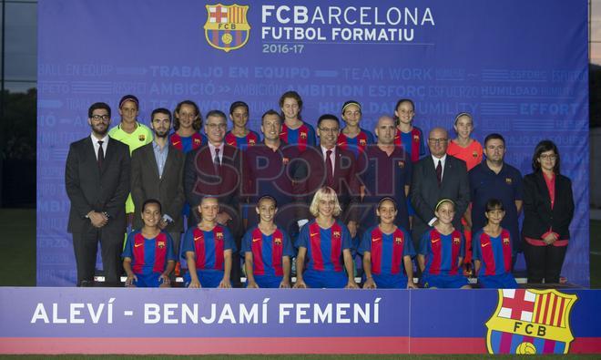 Las imágenes de la presentacion de la cantera del FC Barcelona