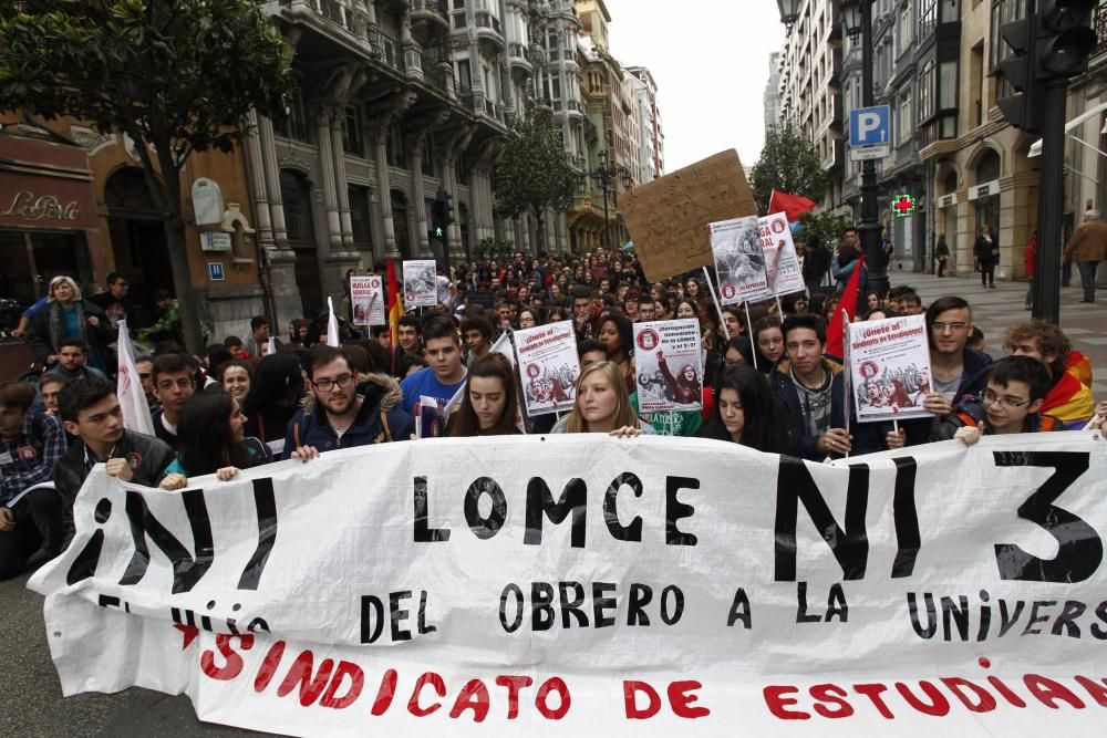 Manifestación de estudianteS