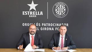 El Girona FC y Estrella Damm, juntos hasta 2028
