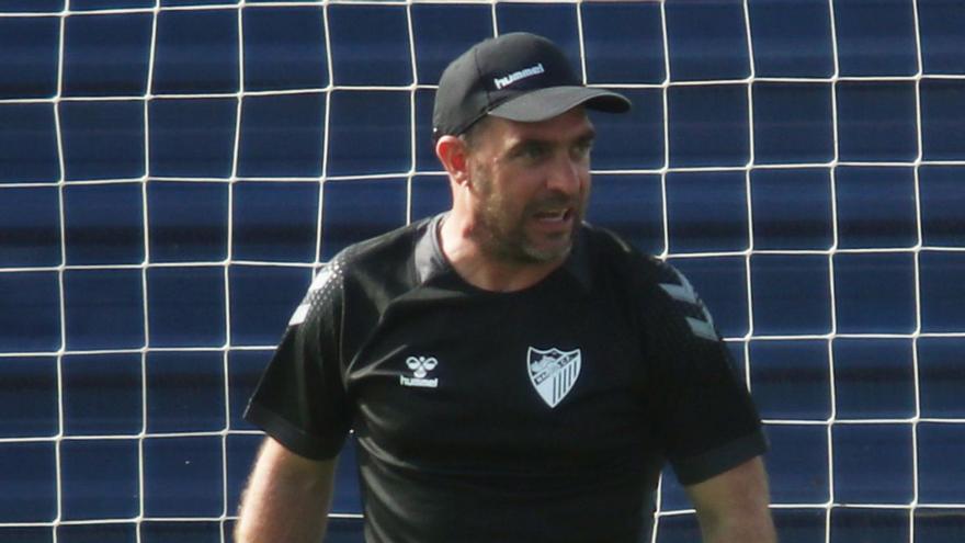 Pablo Guede ha empezado a trazar la hoja de ruta para el nuevo Málaga CF.