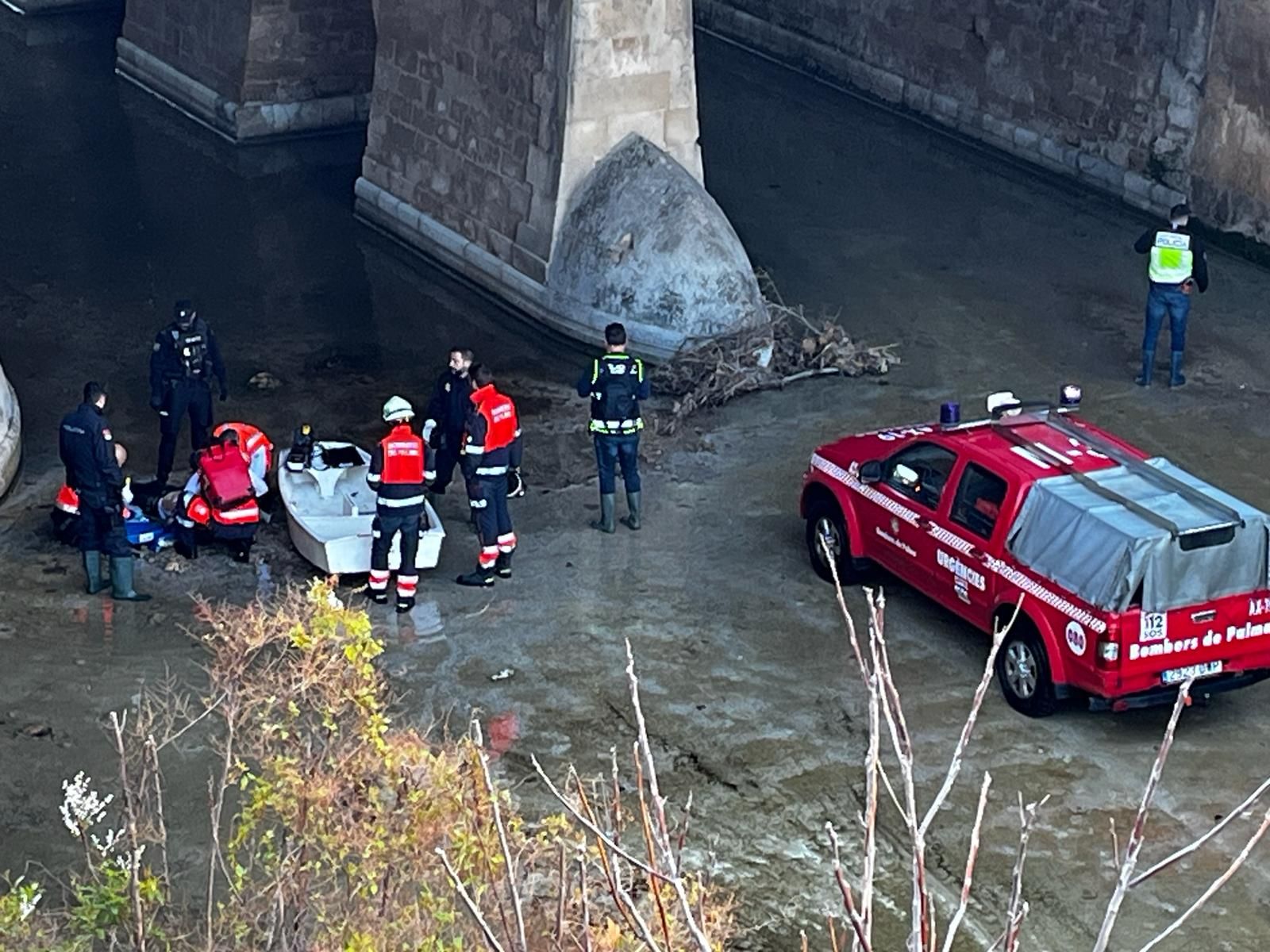 Hallan el cadáver de un hombre en el torrent de sa Riera