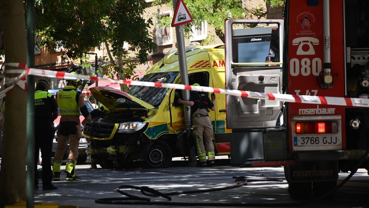Atropello en la línea del tranvía de Zaragoza, en el paseo Fernando el Católico.